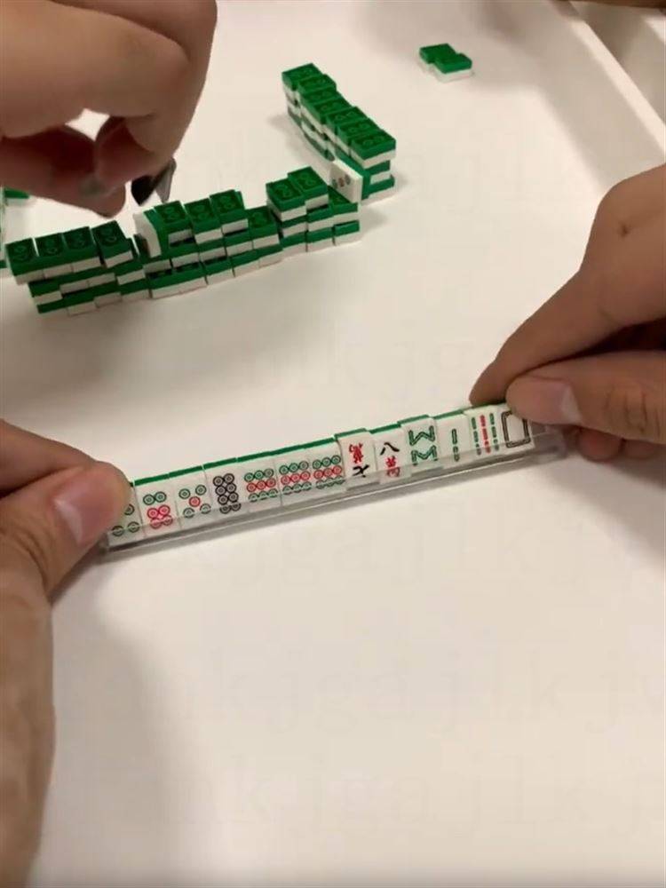 mini mahjong net red mahjong mahjong swirling the house with a portable mahjong card for travel outside the house