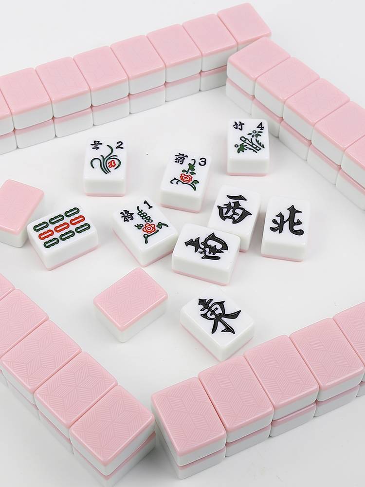 Household Mahjong brand special first -class hand rubbing mid -large jade mahjong 136 sheet 42 44 Sichuan Guangdong Mahjong