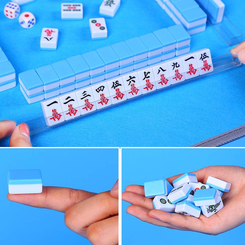 mini-travel mahjong student dorms small mahjong mini-mini pocket mahjong