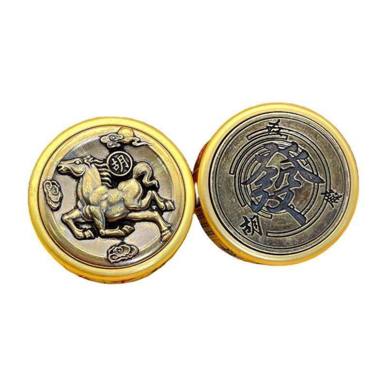 The new brass real heart immediately embodies of the rotating finger piping gyroscope hand to win the money to wins the money and puts the Hu to put it on