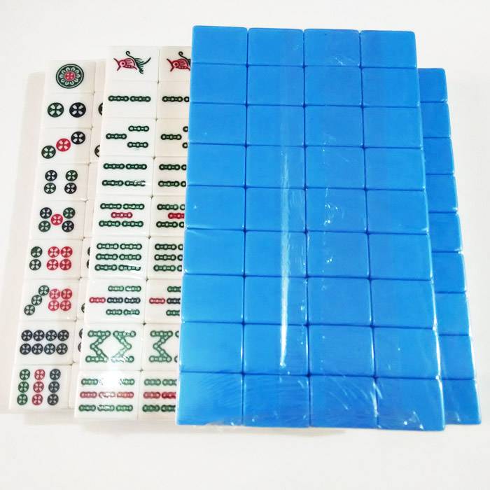 Free shipping home hand, hand -rubbed Mahjong Mahjong Mihjong Small Travel Mahjong 144 Dormitory Mahjong Mahjong Mahjong