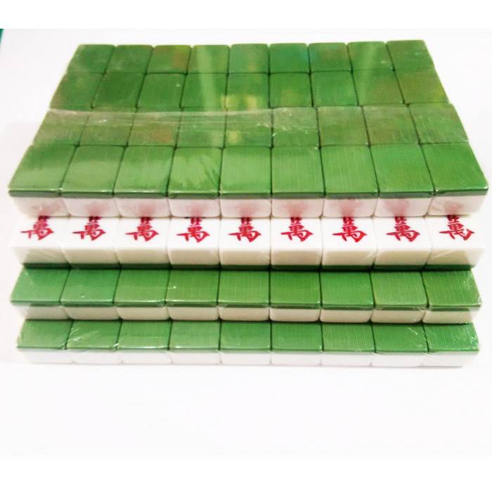 Free shipping home hand, hand -rubbed Mahjong Mahjong Mihjong Small Travel Mahjong 144 Dormitory Mahjong Mahjong Mahjong