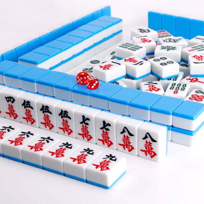 Family hand rubbing Mahjong Hand in Sichuan Mahjong 108 Mahjong Brand Guangdong Sparrow Brand 136 Ship Soft Bags