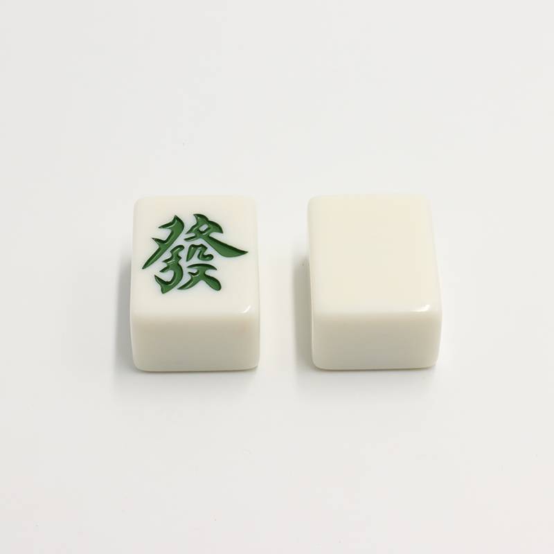 Furnishing hand -rubbing Mahjong single with a single one, a single mahjong lack of cards, adding cards, jade -colored custom mahjong cards
