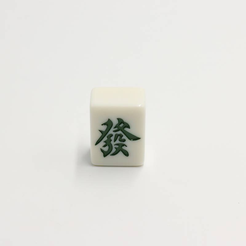 Furnishing hand -rubbing Mahjong single with a single one, a single mahjong lack of cards, adding cards, jade -colored custom mahjong cards
