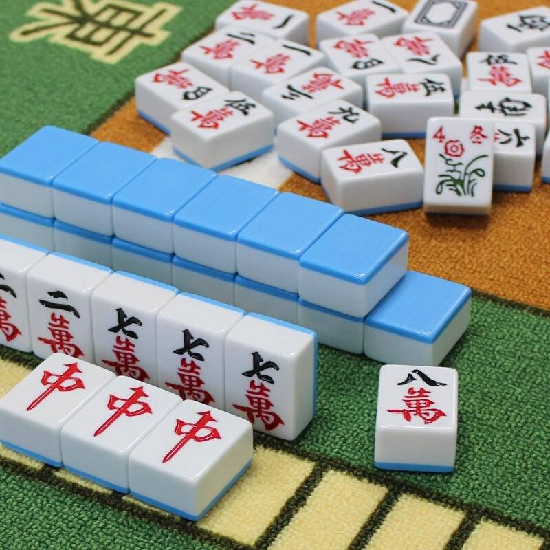 Hand rubbing Mahjong Mahjong brand first -class product medium large Guangdong sparrow 48 50mm gift 