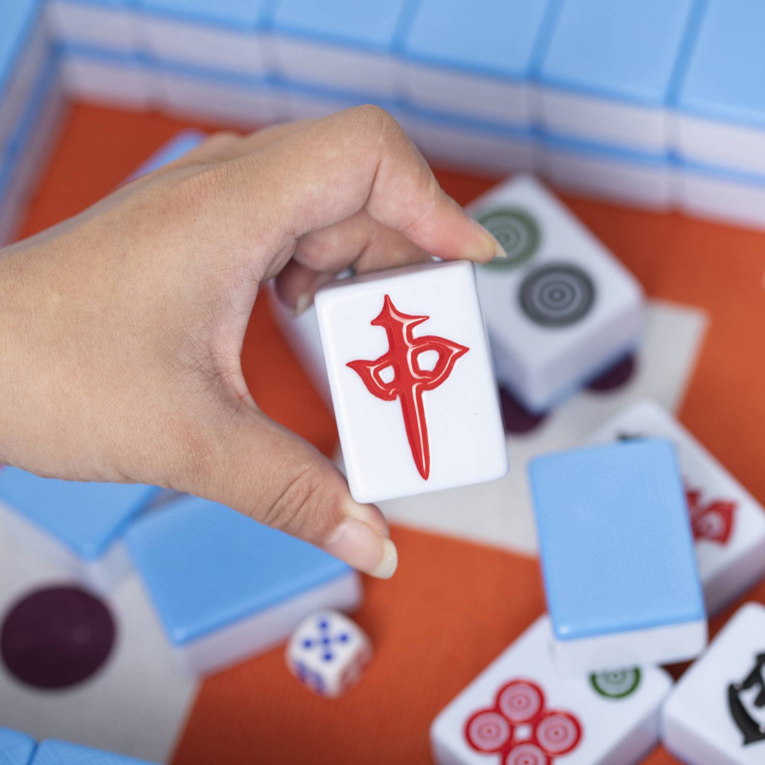 Mahjong Family Player Rubbing the first -level large, medium and small 46mm44 Mahjong brand Sichuan 108 pieces of Guangdong 136