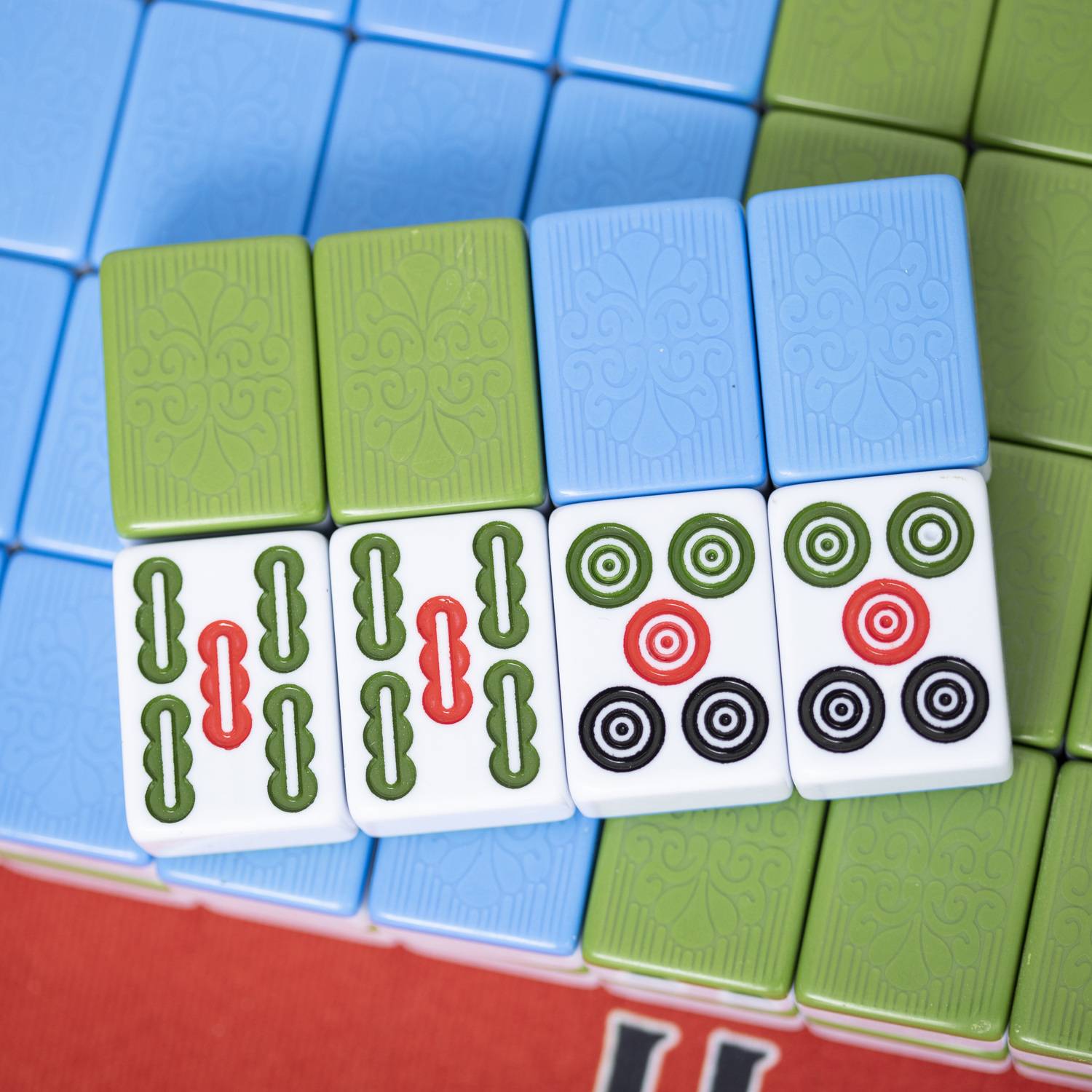 Mahjong Family Player Rubbing the first -level large, medium and small 46mm44 Mahjong brand Sichuan 108 pieces of Guangdong 136