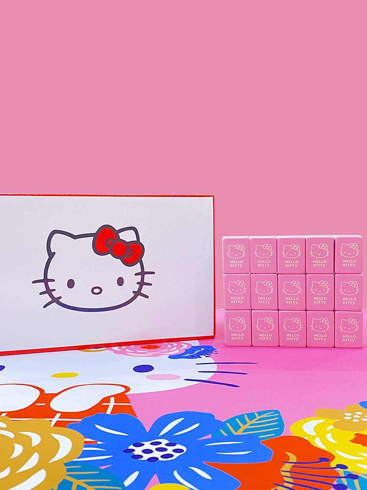 Hellokitty Mahjong brand playing Mahjong brand net red Mahjong brand pink Mahjong home chess and card room mahjong card