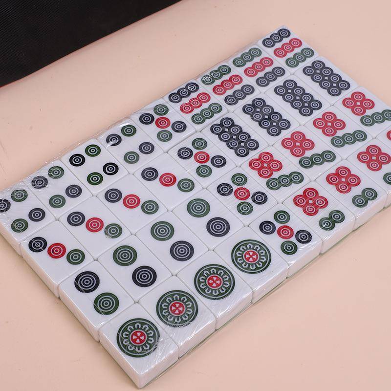 Gift Box Put the Box Box Blue Bamboo Silk Mahjong Family Hands 38mm40#42 Generation 44 Family Mahjong