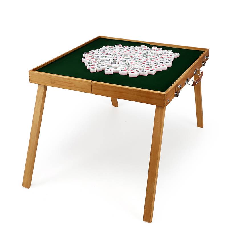 mini mahjonggs can fold mahjong table and chair rooms with hand rubs. small