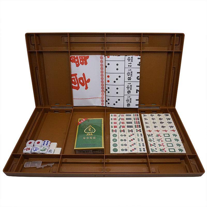Factory Tourism Mahjong Mark Mark Mark Miracle with wine with wine and shrimp crab dice with folding table