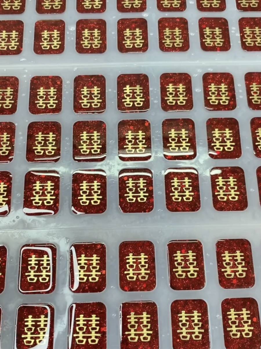New wedding gift Crystal Drops, Glipper Jixi Mahjong finished handmade hand -made gift boxes can be customized
