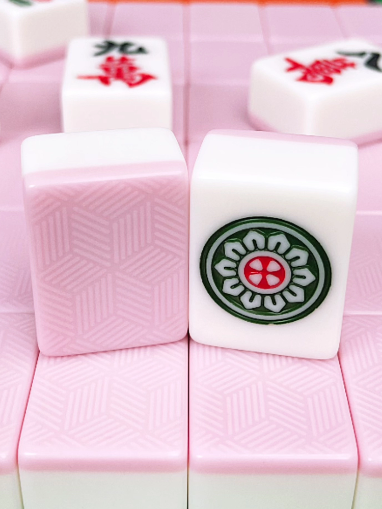 Fully automatic jade mahjong brand for Mahjong table special mahjong family mahjong four -mouth four -mouth magnetic large mahjong