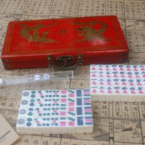 Micro Mahjong Export Mahjong Tourist Mahjong Dormitory Mahjong with antique box card ruler instructions