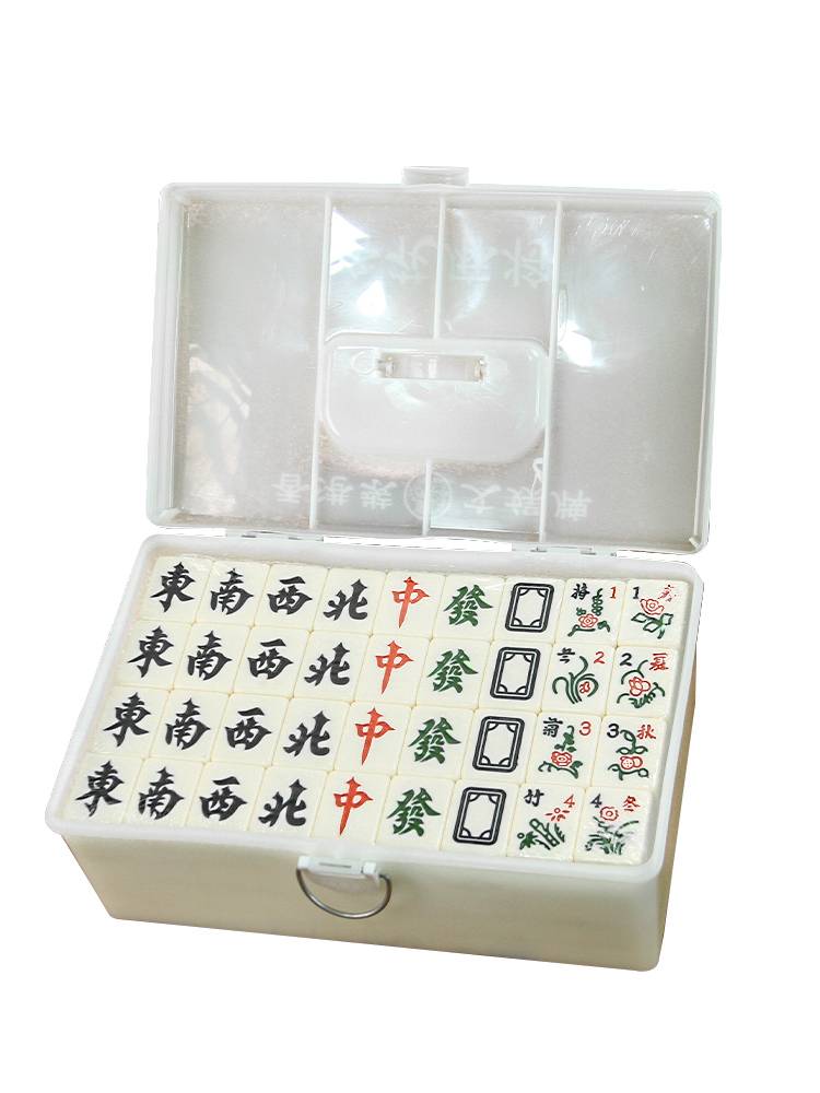 the mahjong family used their hands to rub the ivory 36mm 40mm guangdong mahjong no. 42, no. 40, no. 38, no. 44