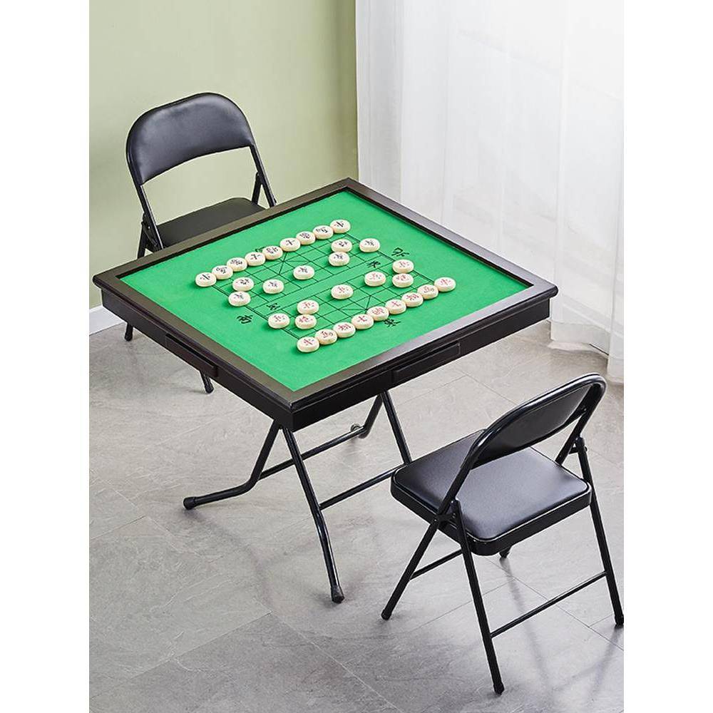 Home Folding Mahjong Table Simple Multifunctional Dormitory Table Double -purpose Hand Rubbing Chess Table Manual Sparrow Table