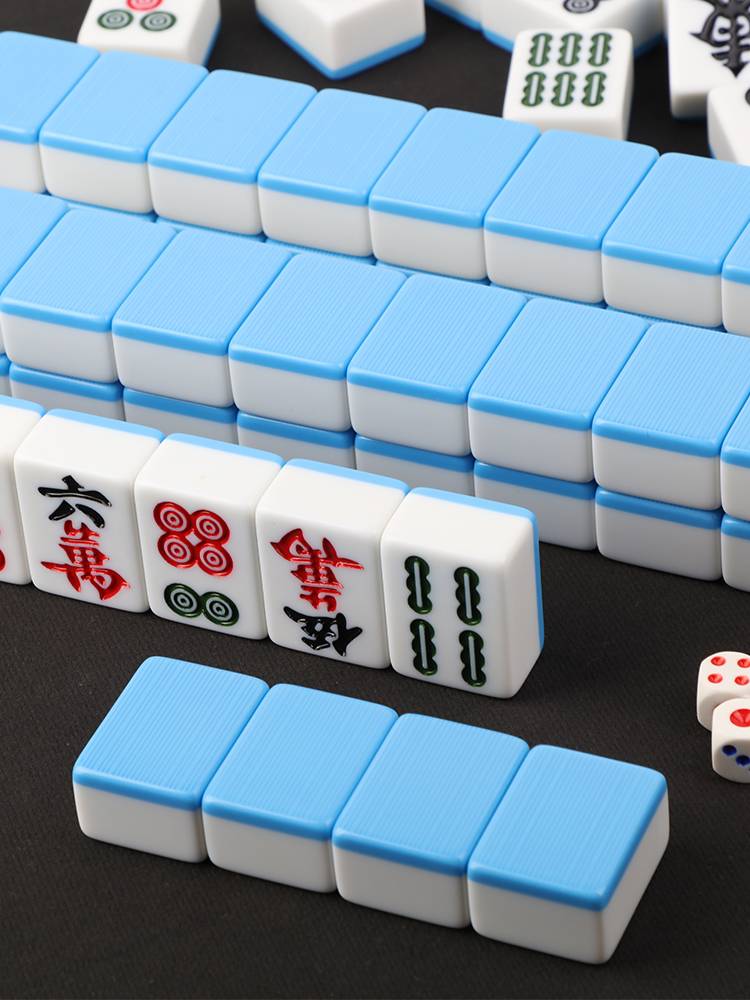 mahjong family, hand-stamping mahjong