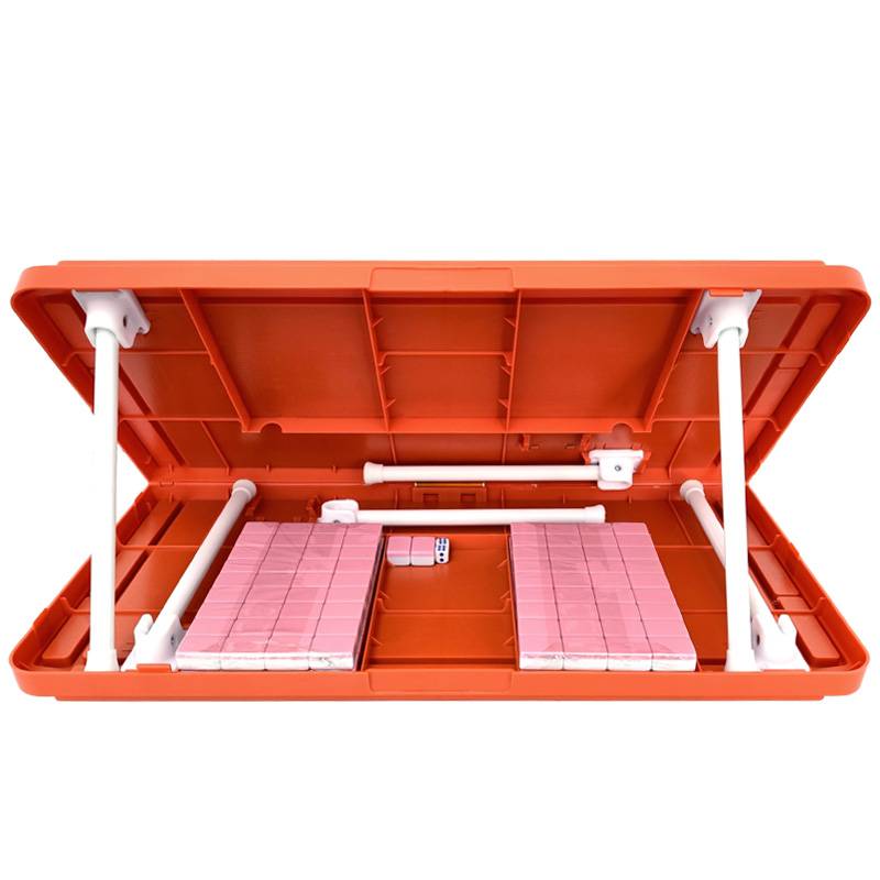 Portable travel of the Allied mini Mahjong dormitory, portable travel folding Mahjong table, hand hand rubbing Z trumpet, Mahjong card