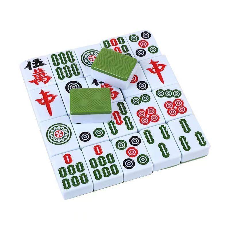 Household hand rubbing Mahjong brand medium large Sichuan Mahjong 108 Guangdong Mahjong 136 mid -level first level 40#42#44