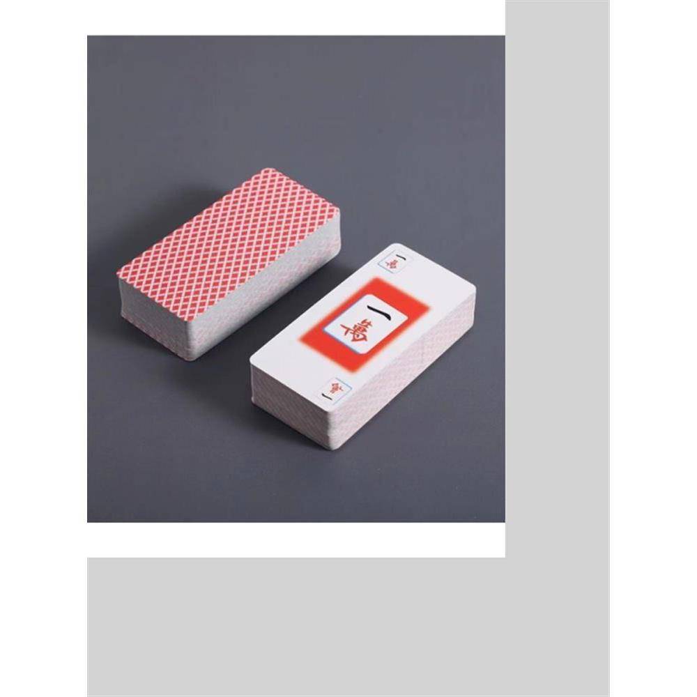 Xinjiang Tibetan Paper Mahjong Poker Poker Holder Family Portable Mini Thickened Move -resistant Mahjong card