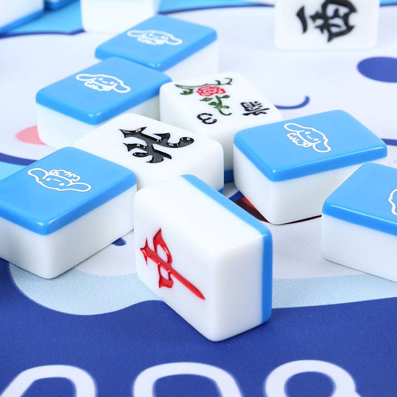 Household net red first -class cartoon hand rubbing Mahjong Z private customized jade Guidou big medium and small sparrow cards
