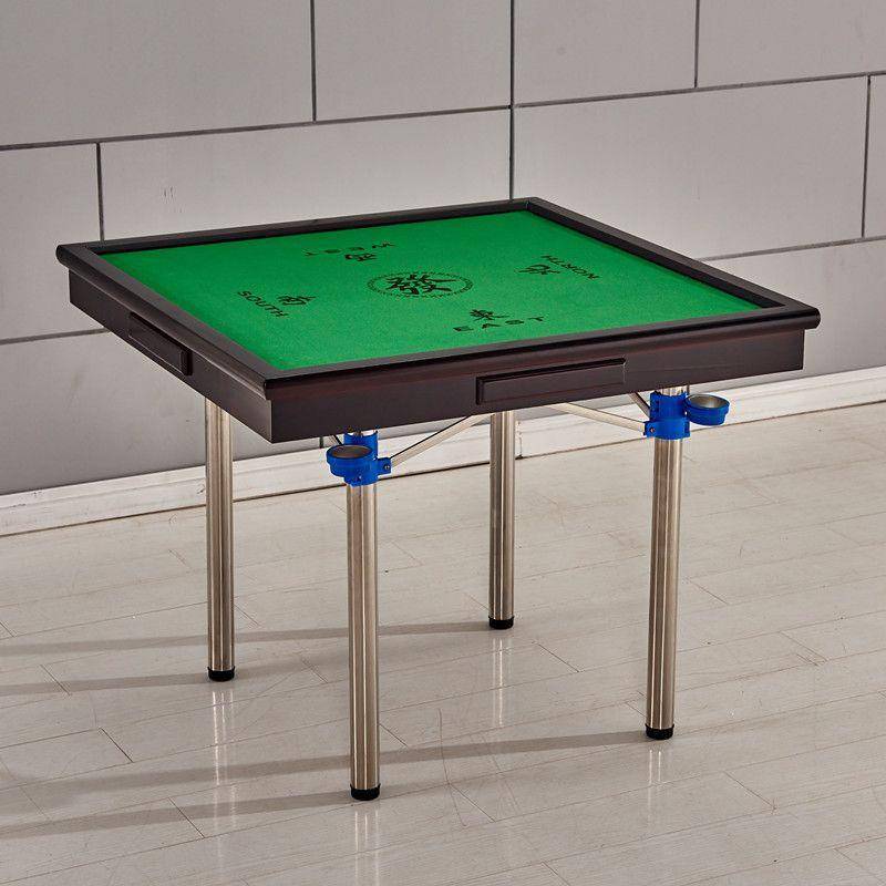 TAO camping simple Mahjong table Furnishing simple chess and card table hand rubbing manual dormitory table dual -use folding mahjong