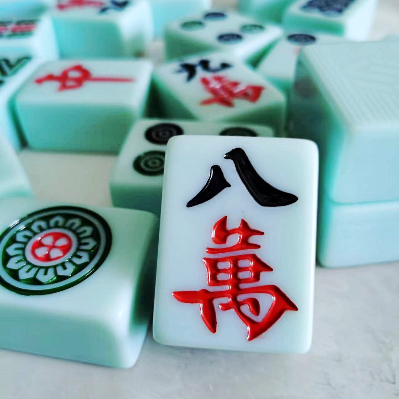 Household Mahjong brand rubbing the first -class medium size large number, Guangdong Sichuan Mahjong 108 112 cards 42#Special offer