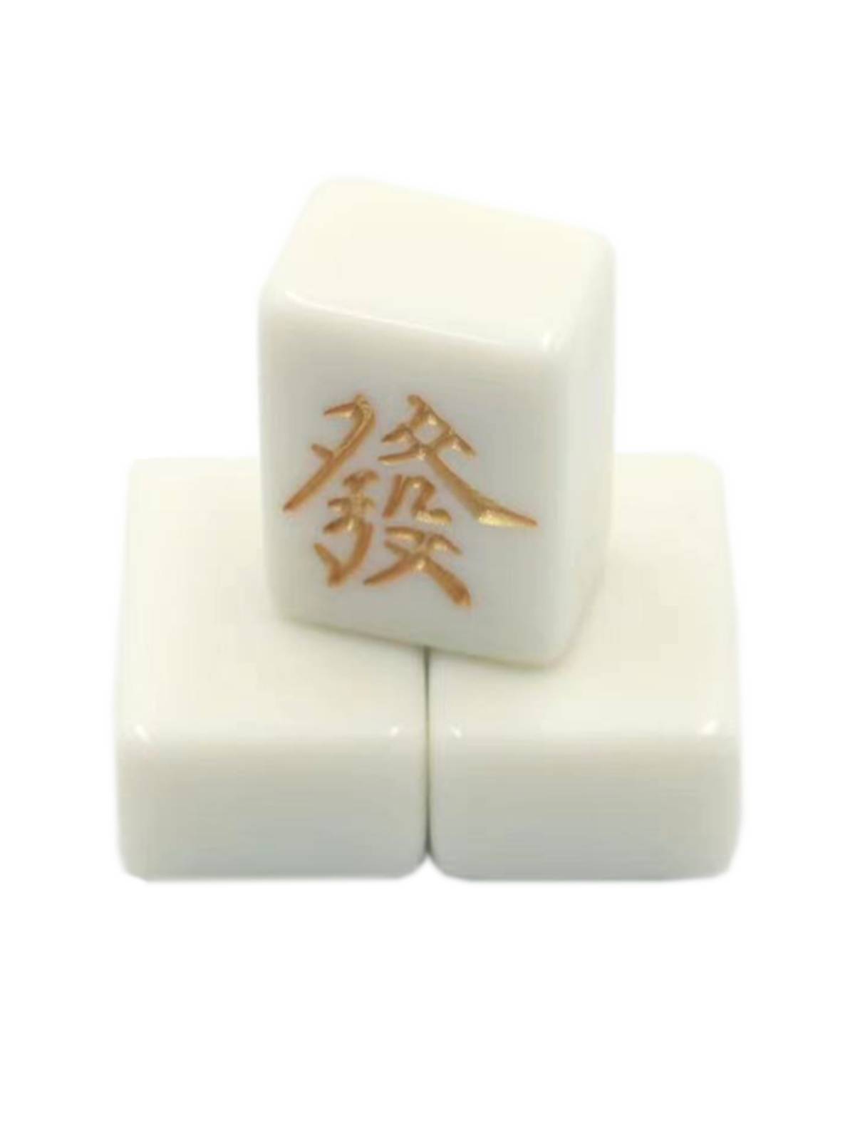 Furnishing hand -rubbed Mahjong single with a single one single one mahjong jade color mahjong brand gold