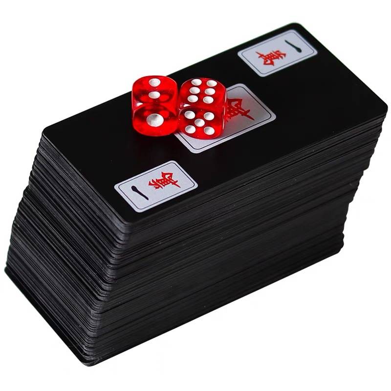 Travel mini Mahjong Internet celebrity Mahjong card Mahjong family 108 136 portable dormitory dormitories