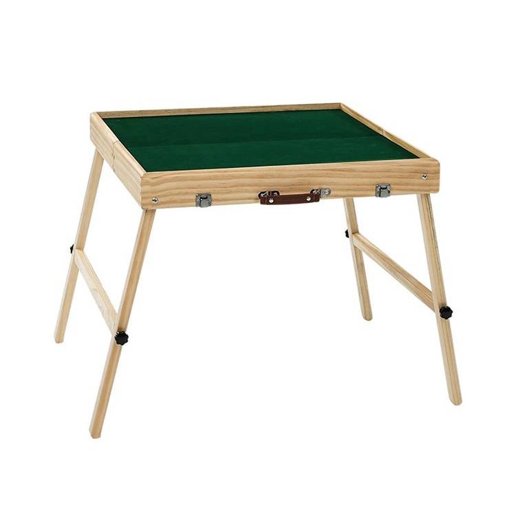 Mini mahjong camping outside of the house, hand-stamping the house with hand-stacks. It's the same as a sparrow table