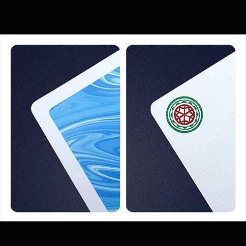 Xinjiang Tibet PVC All Plastic Mahjong Poker Play card Travel Portable Waterproof Mini Siploma Mahjong