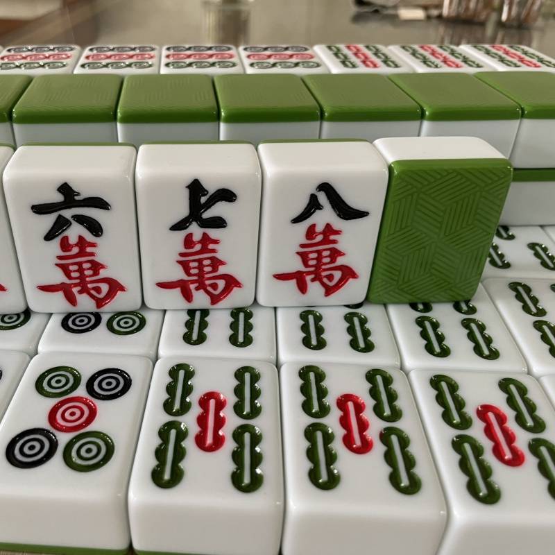 Chess and card room automatic four -mouth machine mahjong cards for color positive magnetic first -class Mahjong large 40/42/46 Mahjong