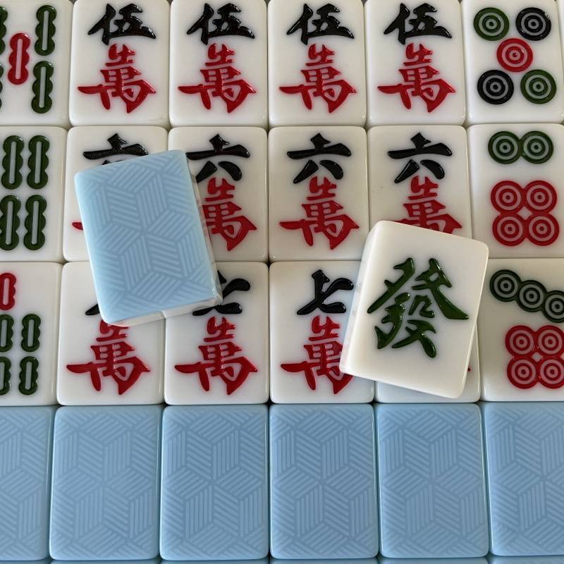 Chess and card room automatic four -mouth machine mahjong cards for color positive magnetic first -class Mahjong large 40/42/46 Mahjong
