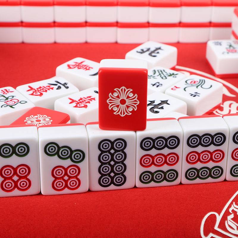 Big Red Croxin Mind Men's Tide Tide Male Cartoon Mahjong Mahjong Tetric Tetric Tetric Tetric Tetris Mahjong No. 42 Customized