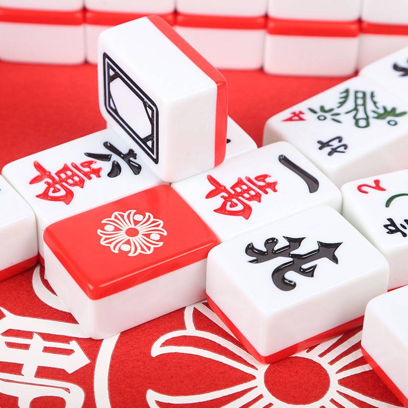 Big Red Croxin Mind Men's Tide Tide Male Cartoon Mahjong Mahjong Tetric Tetric Tetric Tetric Tetris Mahjong No. 42 Customized