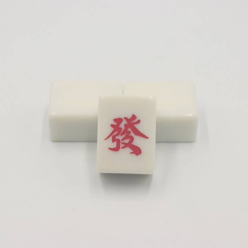 Furnishing hand -rubbed Mahjong single with a single one single one mahjong jade color mahjong brand happy word blessing characters
