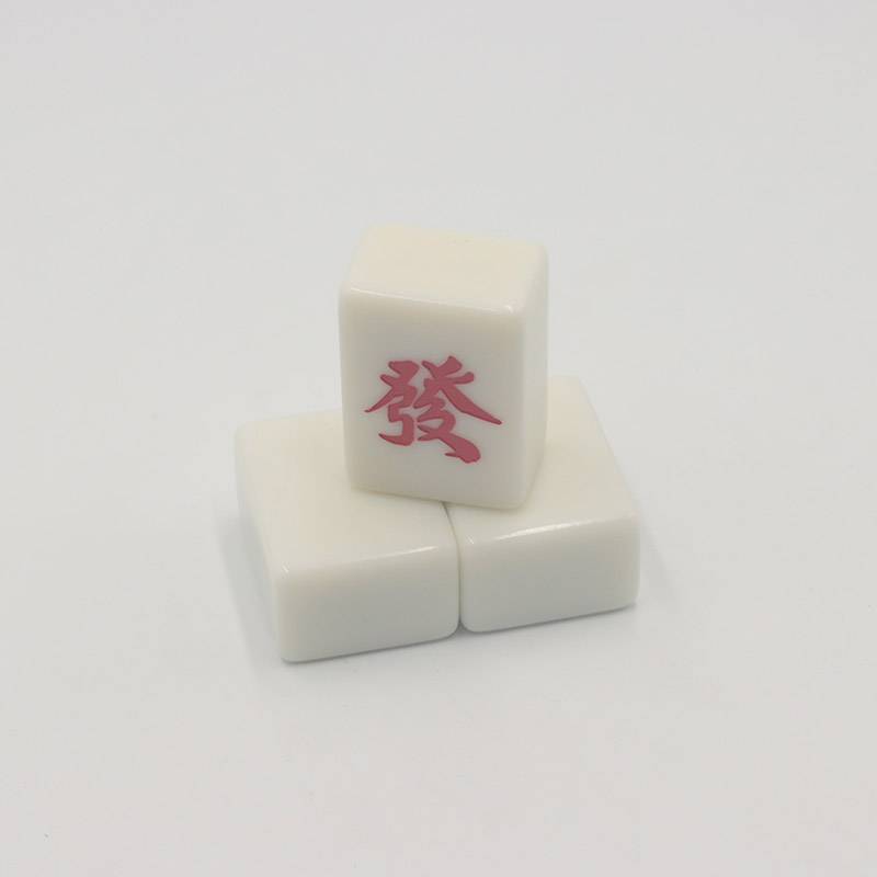 Furnishing hand -rubbed Mahjong single with a single one single one mahjong jade color mahjong brand happy word blessing characters