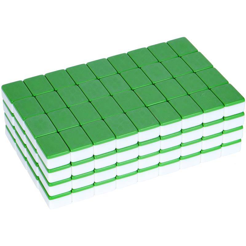 2024 new Mahjong brand hand -rubbing number large 144 sheets imitation Yishubarn, a mini -travel travel