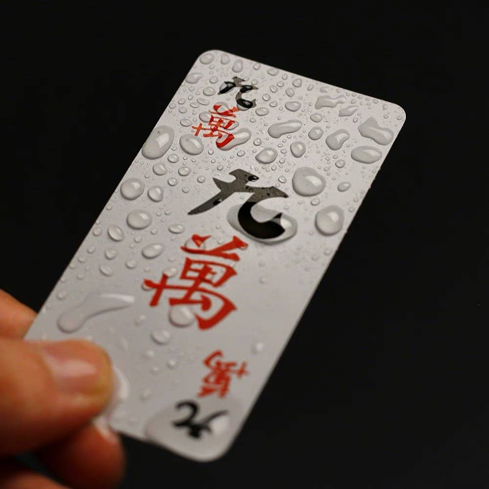 Paper mahjong 108 waterproof poker carding thickened plastic travelers rubbing silent and silent