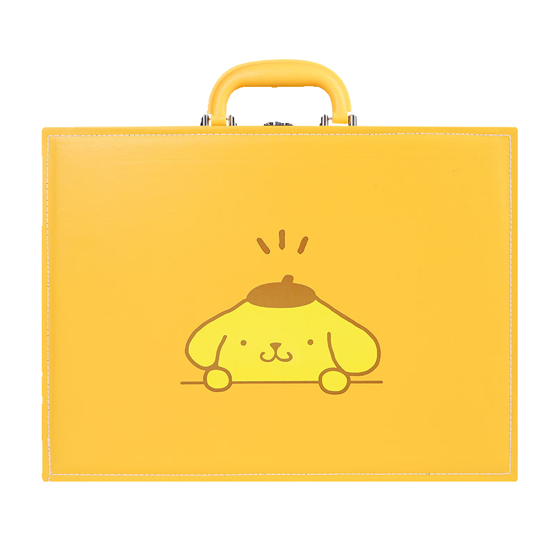Hand -rubs Mahjong brand yellow pudding dog cartoon cute Mahjong small middle large dormitory Mahjong portable mahjong