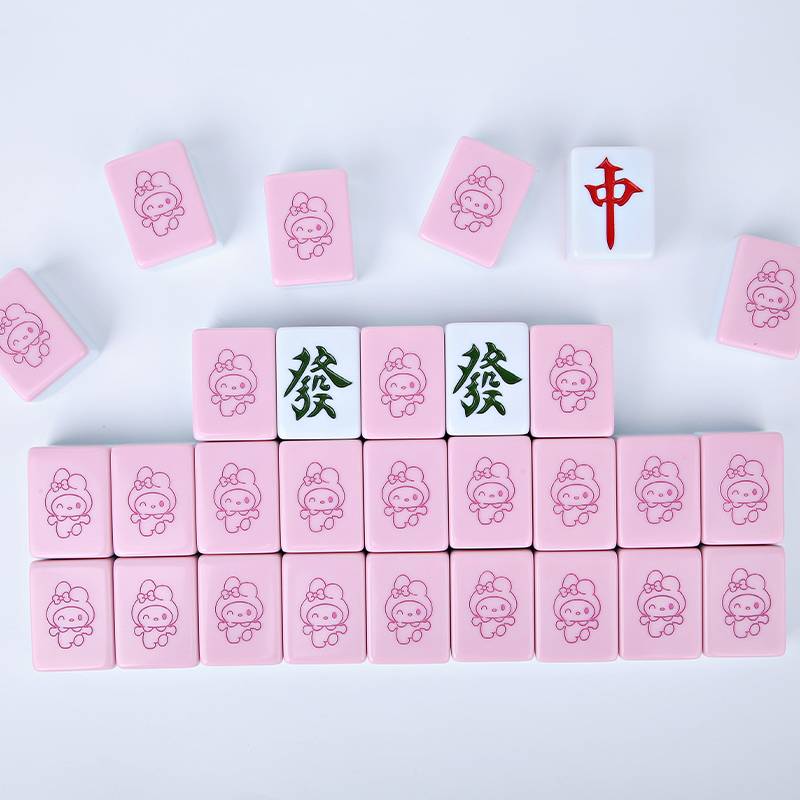Pink Melotic Matthew Mahjong Turbus Family Hand Matta No. 40 No. 44 44