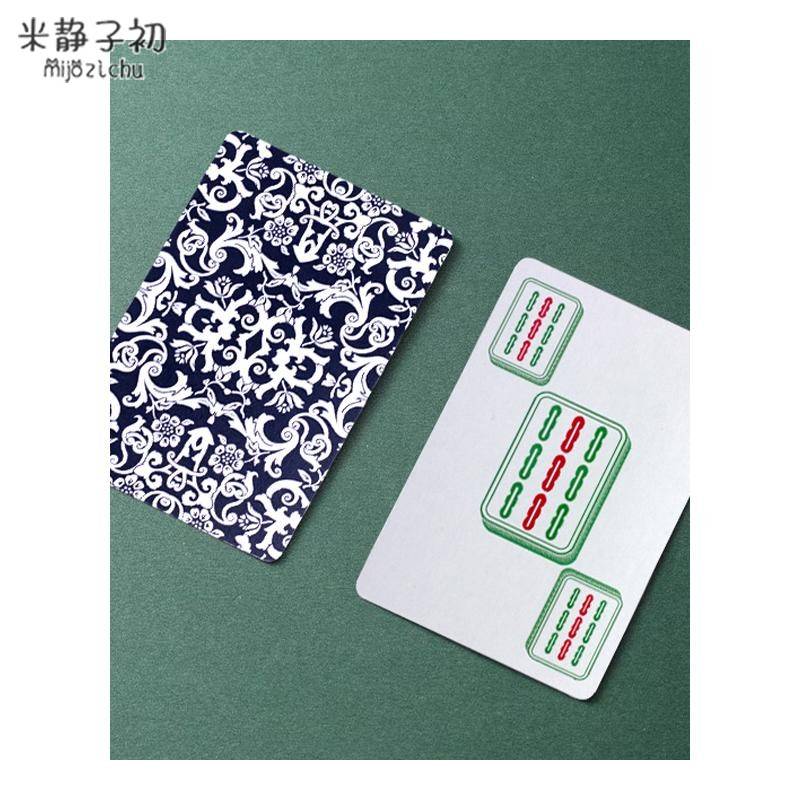 144 mahjong poker cards for home hand-held mahjong with thick mahjong card cards