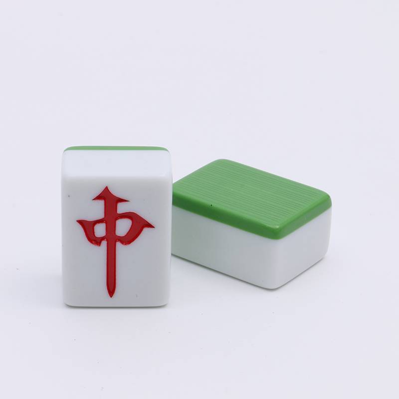 Furnishing hand -rubbed Mahjong single with a single one single mahjong decking card to supplement bamboo silk pattern custom mahjong card