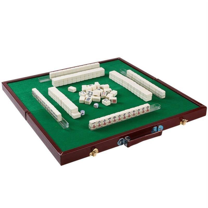 Sichuan Mahjong brand 108 mini dormitory portable net red pink out -of -the -way small slopes pocket hand rubbing mini