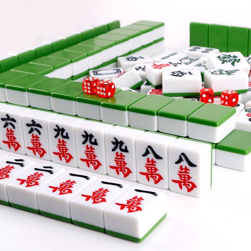 Hand rubbing Mahjong Mahjong brand first -class product medium large Guangdong sparrow 48 50mm gift