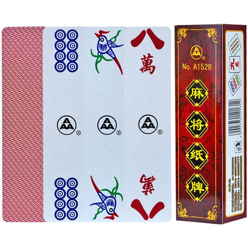 Dormitory Paper Mahjong 144 Zhang Hunan Sichuan Plastic Thicked Waterproof Household Long Strop PVC wear -resistant portable