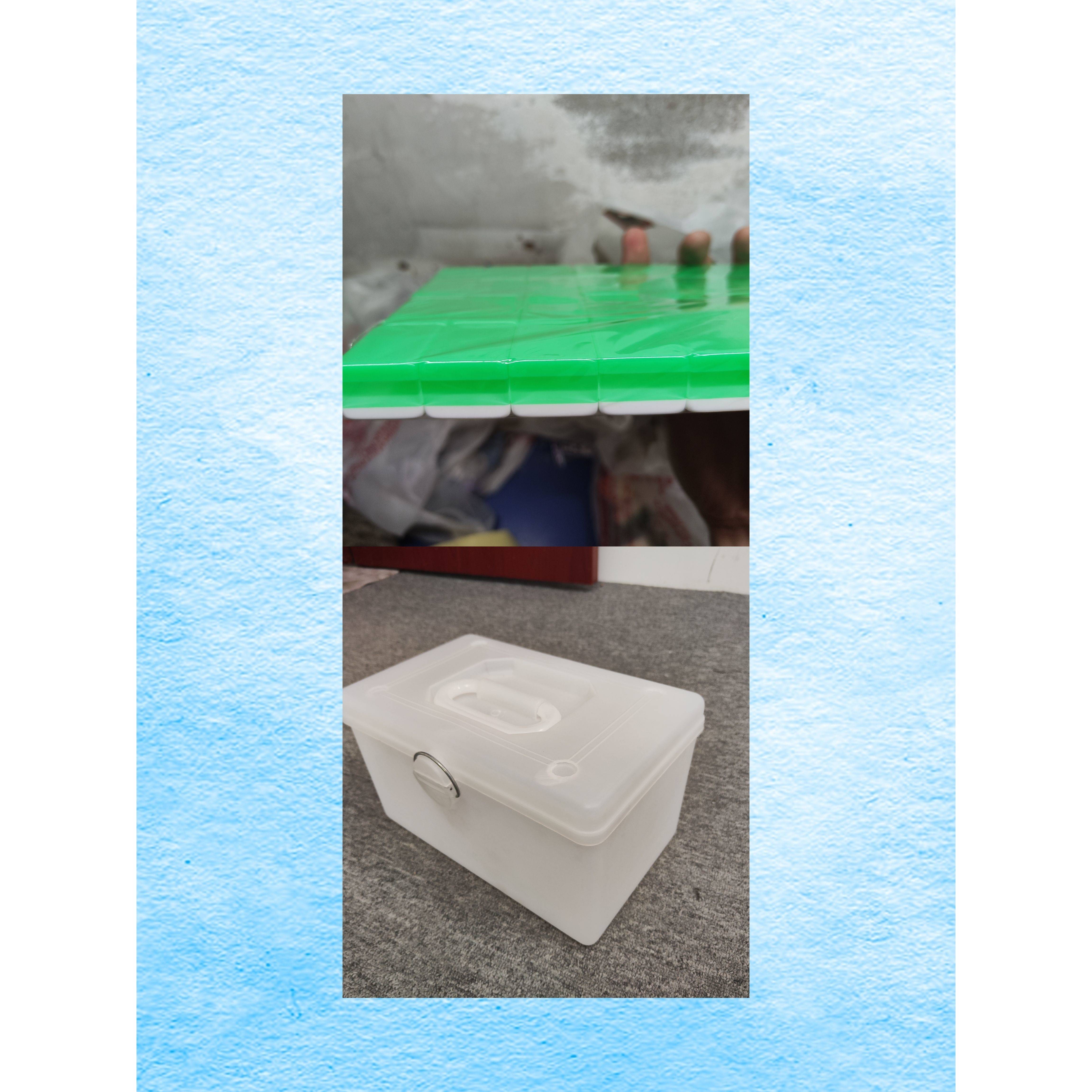 Exquisite three -layer crystal mahjong durable process High -quality national boutique hand rubbing Mahjong mini birthday gift genuine