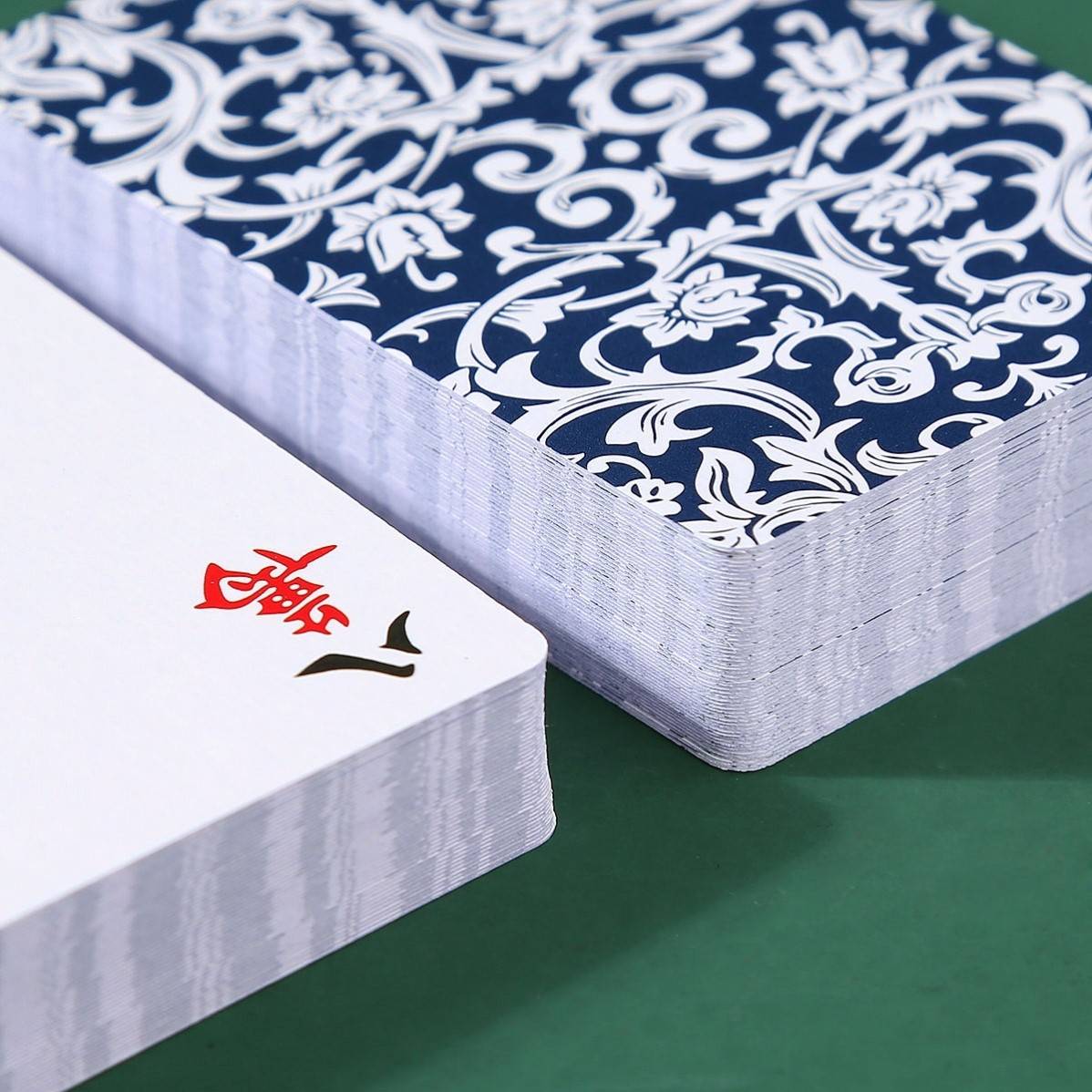 108 card Mahjong 108 thickened PVC waterproof brand plastic travel, hand hands, rubbing mini paper home mute