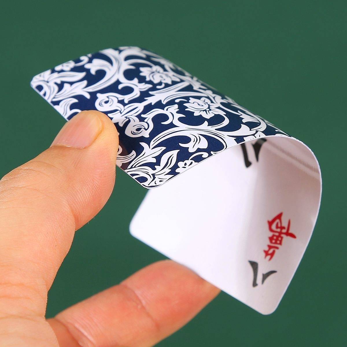 108 card Mahjong 108 thickened PVC waterproof brand plastic travel, hand hands, rubbing mini paper home mute